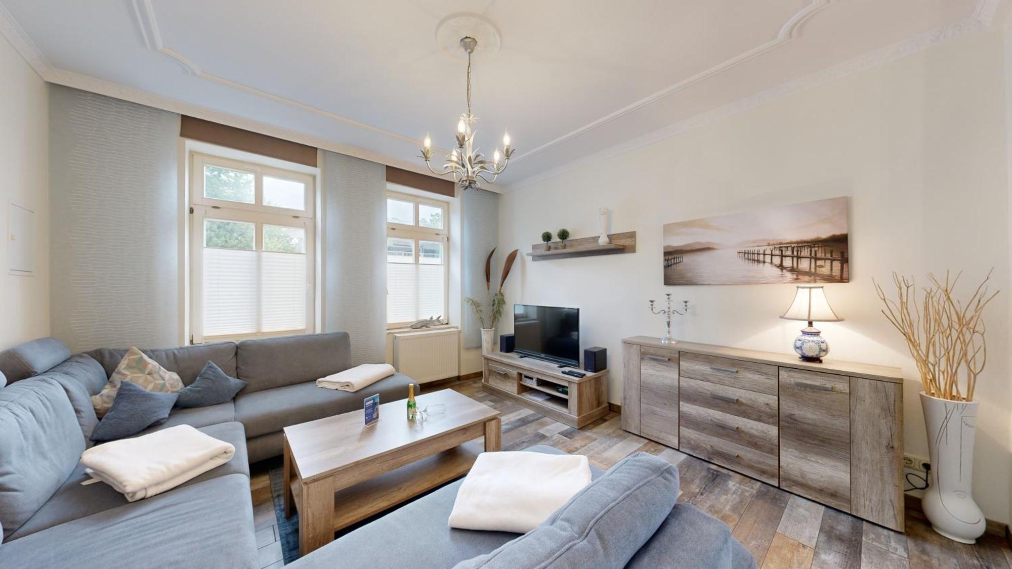 Strandnahe Fewo Mit Terrasse, Villa Vergissmeinnicht 01, Binz Zewnętrze zdjęcie