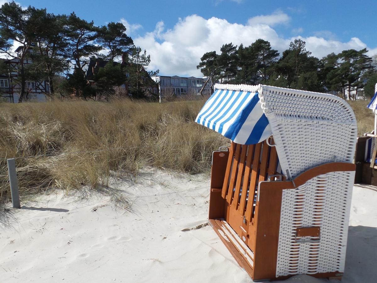 Strandnahe Fewo Mit Terrasse, Villa Vergissmeinnicht 01, Binz Zewnętrze zdjęcie